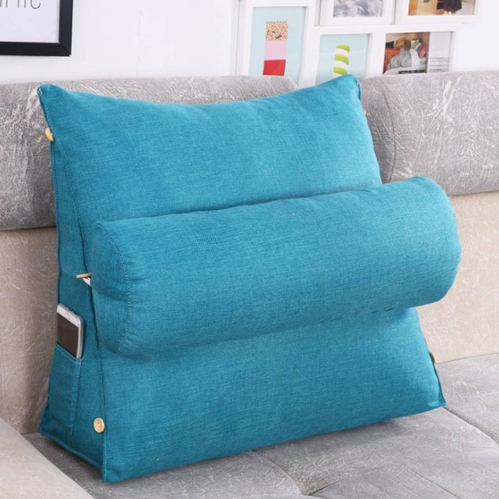 LoungeEase | Back Support Pillow for Reading and TV - Adjustable Bed Cushion for Lumbar Support - Posture Comfort - Stornfield Multi-purpose Pillow