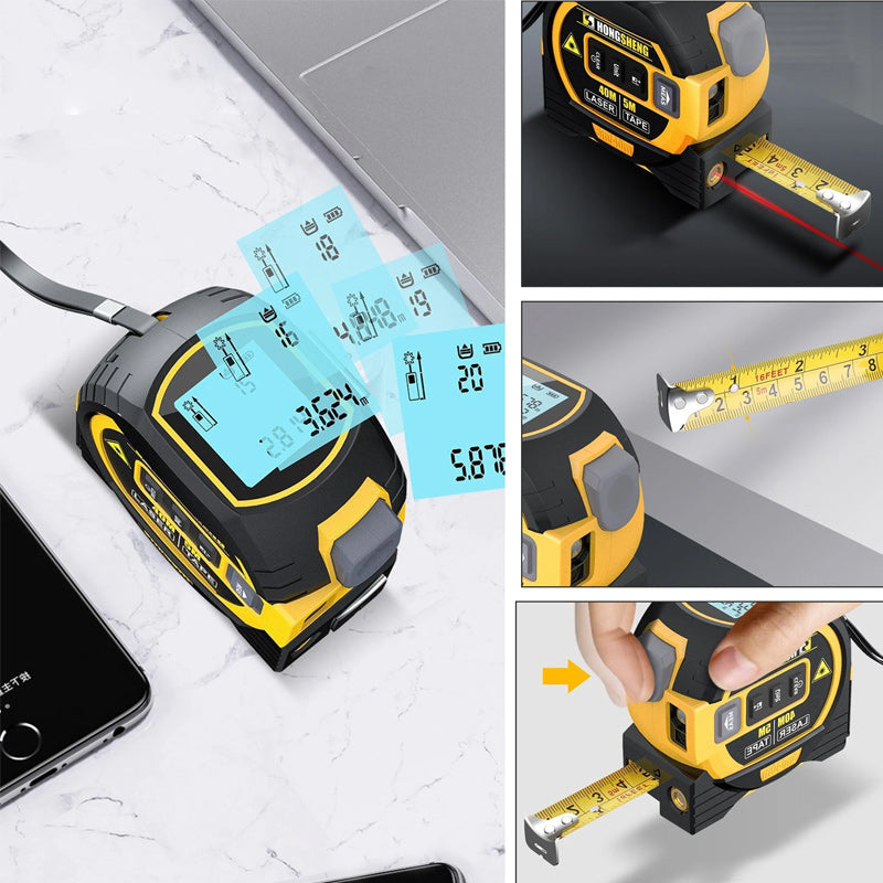 3-In-1 Infrared Laser Tape Measuring | Stornfield