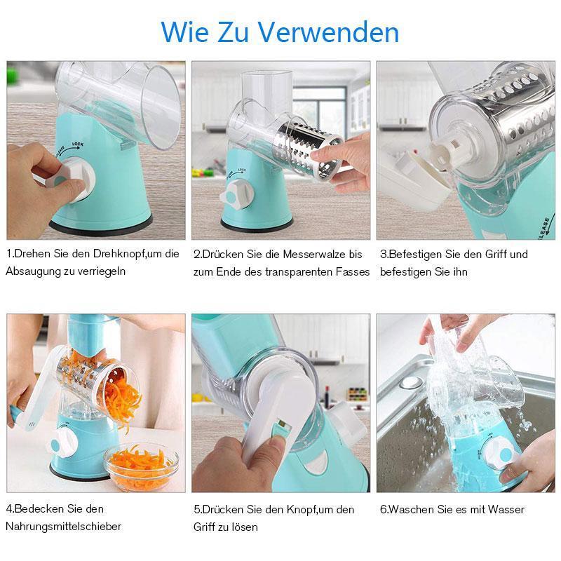 Multifunctional manual crank vegetable slicer | Stornfield
