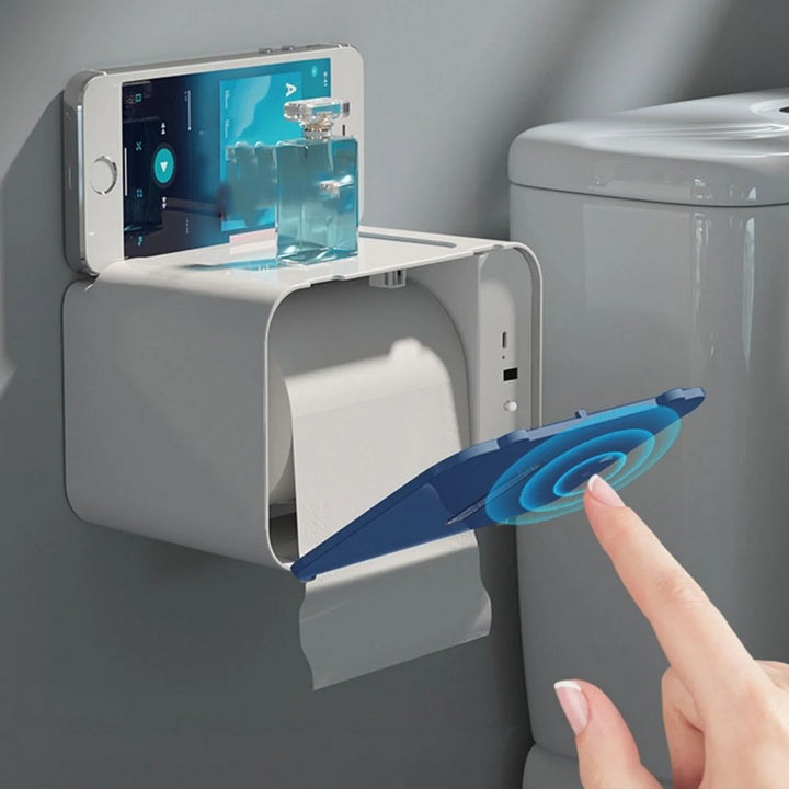 CleanGuard | Touchless Toilet Paper Dispenser – Sensor Activated – Auto-Retract Cut – For Stornfield High-Traffic Restrooms