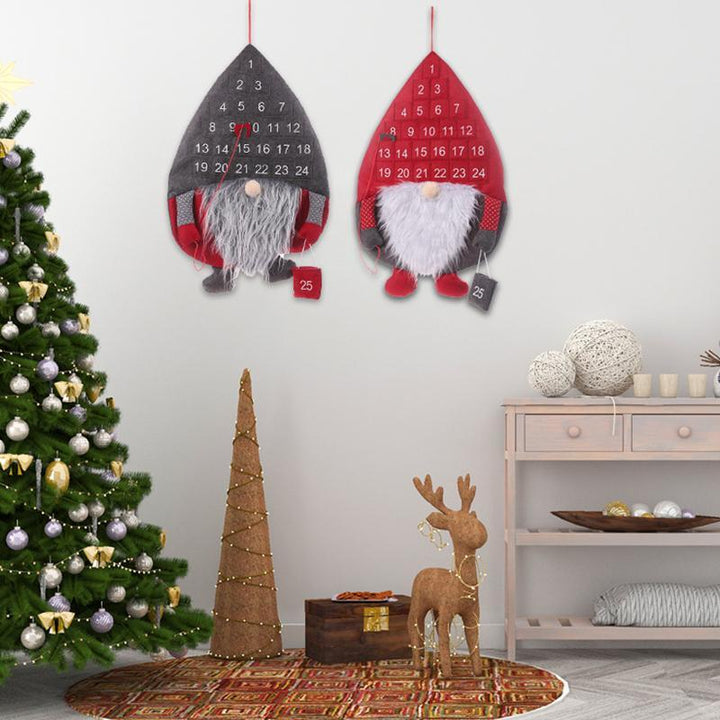 Countdown To Christmas Santa Pendant Advent Calendar | Stornfield