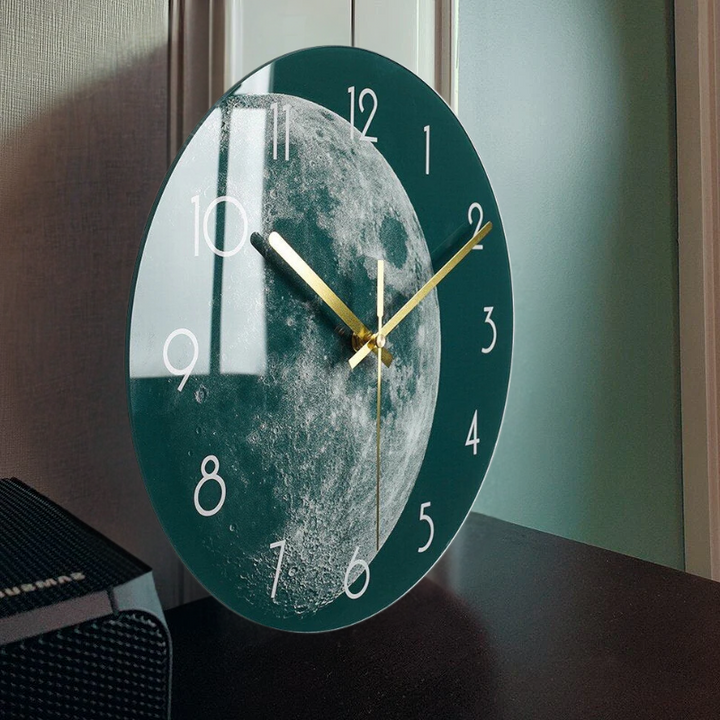 Artistic glass wall clock for stylish interiors | Stornfield