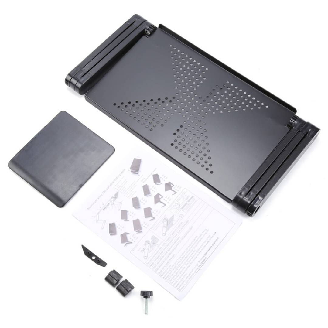 ErgoElevate Adjustable Laptop Stand | for Bed - Sofa - Desk - Cooling Function for Comfort and Productivity Stornfield