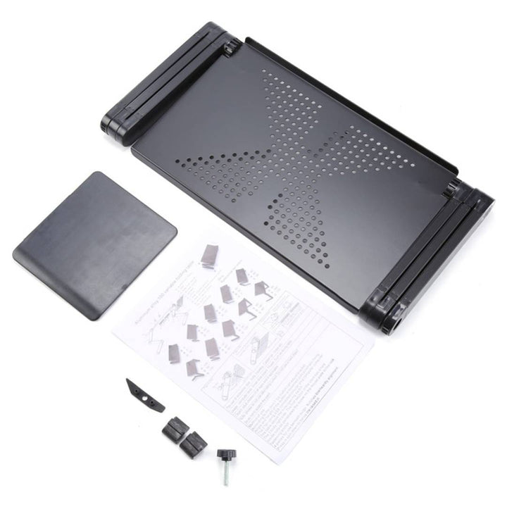 ErgoElevate Adjustable Laptop Stand | for Bed - Sofa - Desk - Cooling Function for Comfort and Productivity Stornfield
