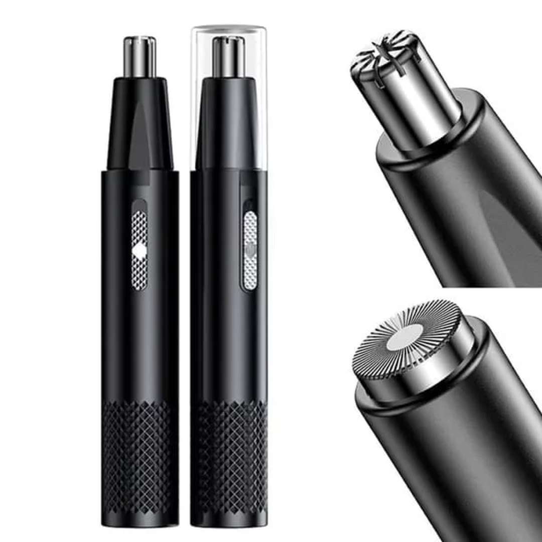 Rechargeable Nose Hair Trimmer - Cordless and Portable - Safe Blades - Trims Nose and Ear Hair - Easy to Clean - For Men and Women Stornfield