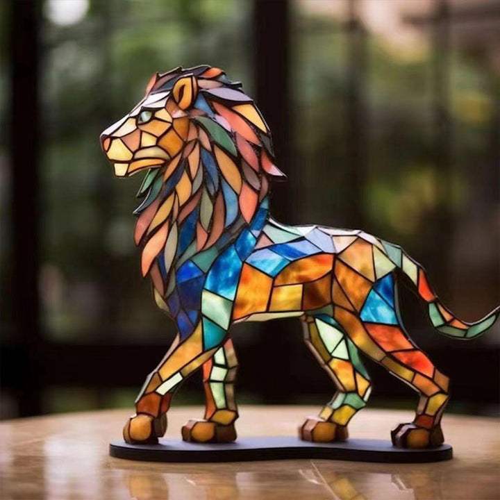 Wildlife Art with Base Wild Animal Desktop Decorations | Stornfield