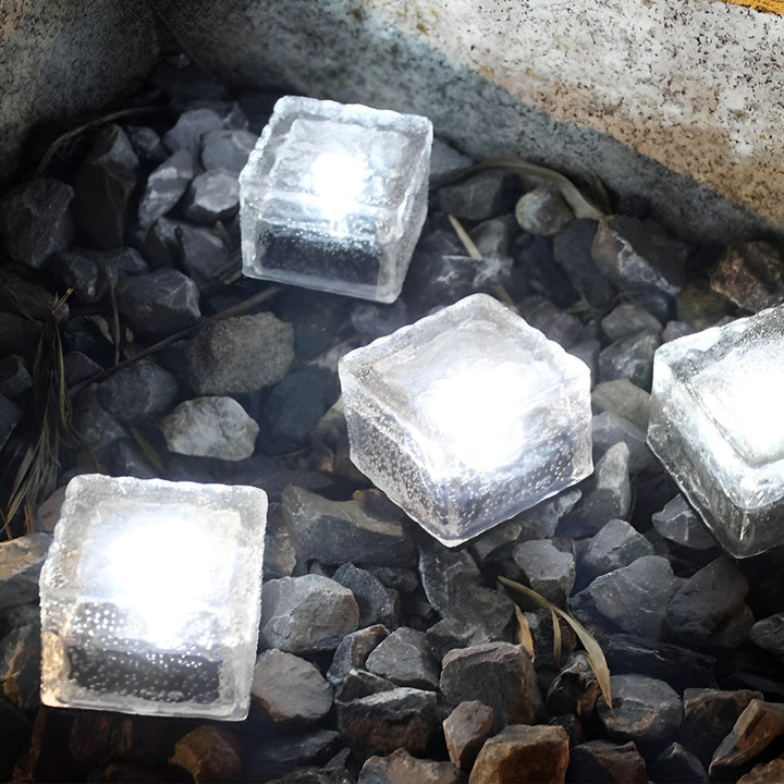 Square Creative Ice Stornfieldock LED Waterproof Smart Solar Outdoor Lighting | Stornfield
