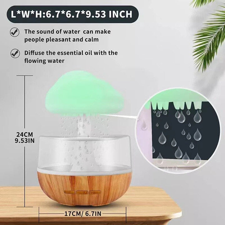 Rain Cloud Mushroom Air Humidifier Night Lamp | Stornfield