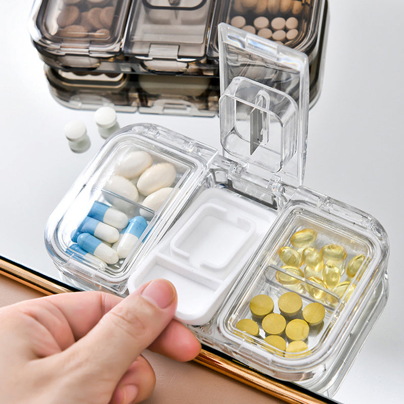 Rectangle Pill Case Organizer Container | Stornfield