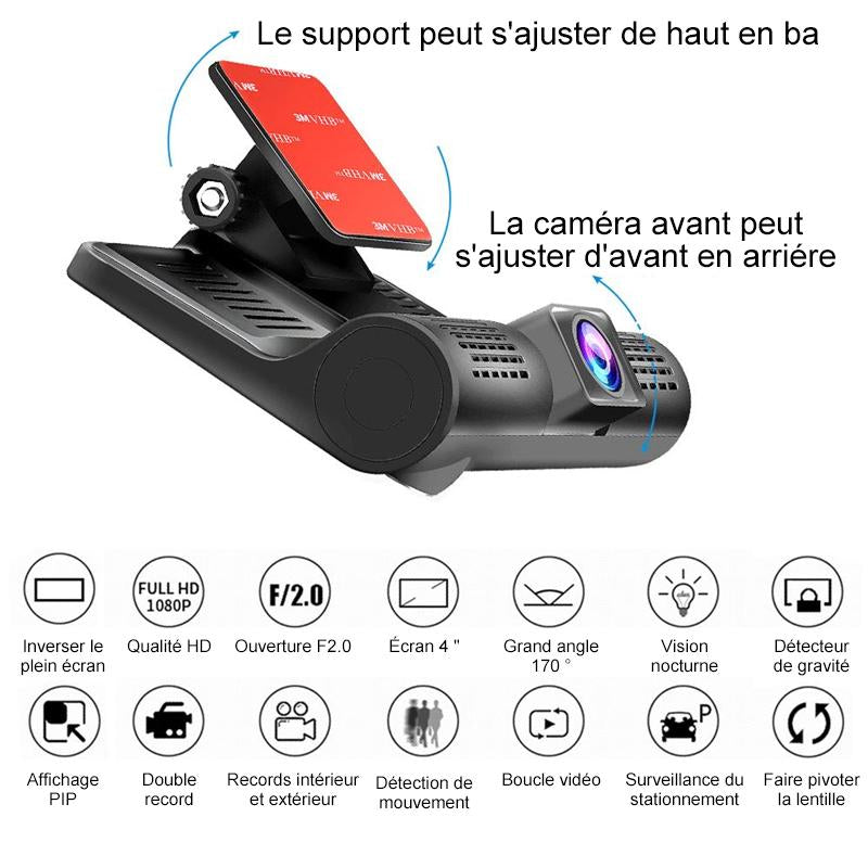 Dashcam with 3 HD Lenses | Stornfield