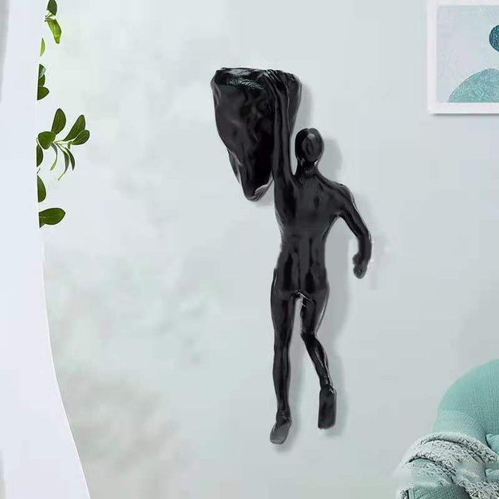 Stornfield | Hanging statues for climbing wall