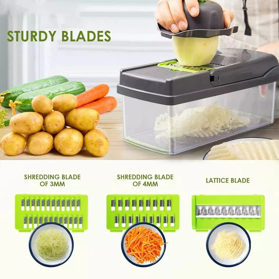 12 in 1 Vegetable Cutter Slicer Grater Chopper Stornfield