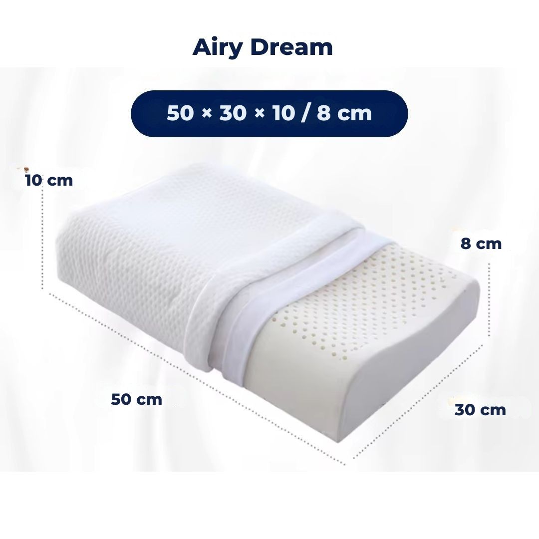 EcoNeck Comfort | 100% Natural Latex Orthopedic Pillow - for Neck Pain - Comfortable and Supportive Pillow - Better Sleep - Stornfield Wellness
