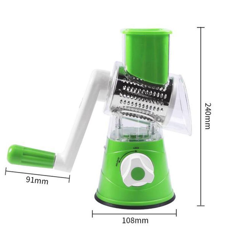 3 in 1 Rotating Cheese Grater Vegetable Cutter | Stornfield