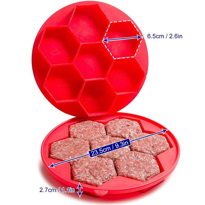 Hexagonal burger patty mold | Stornfield