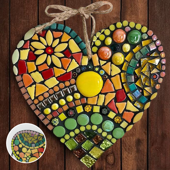 Stornfield | Large Mosaic Heart Garden Decoration