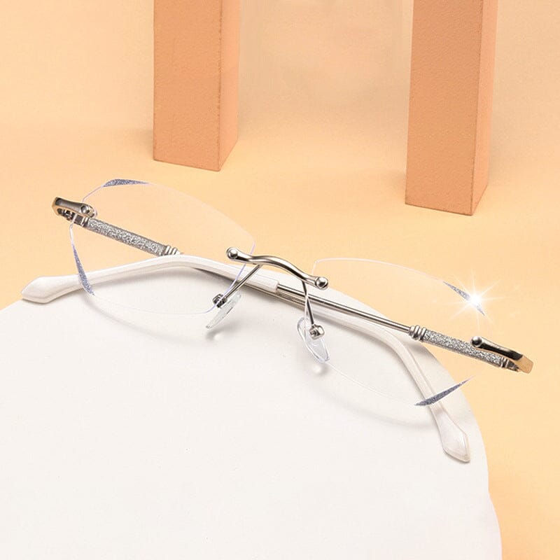 Stornfield | Fashionable rimless anti-blue light reading glasses
