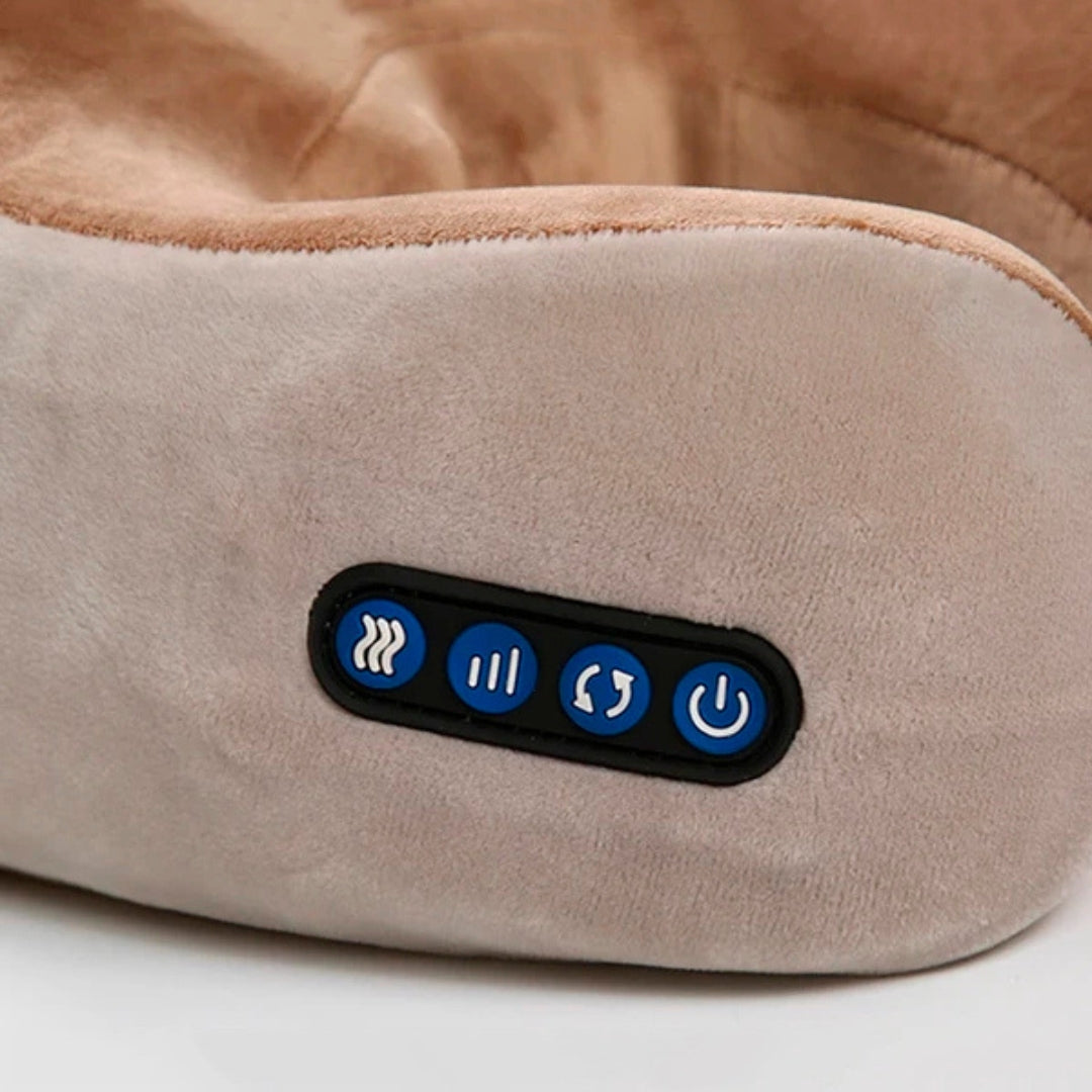 Eleviva | U-Shaped Massage Pillow – Memory Foam Travel Pillow – Elevation – Back Support – Snoring – Legs – Stornfield Relaxation Bowl