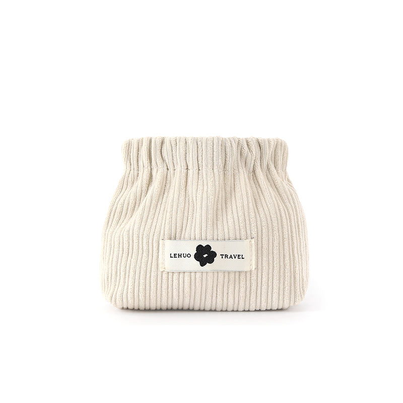 Corduroy elastic tie organizer | Stornfield