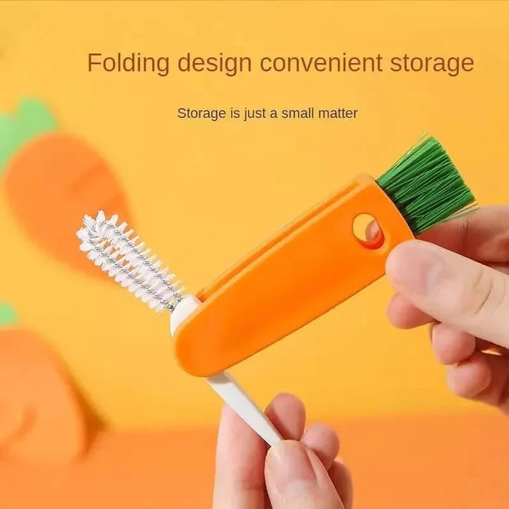 3-in-1 Bottle Lid Rubber Ring Groove Gap Cleaning Brush, Multi-Functional Bottle Gap Cleaner Stornfield