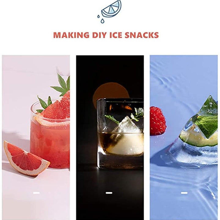 Reusable Silicone Snow Mountain Iceberg Ice Cube Mold with Lid | Stornfield