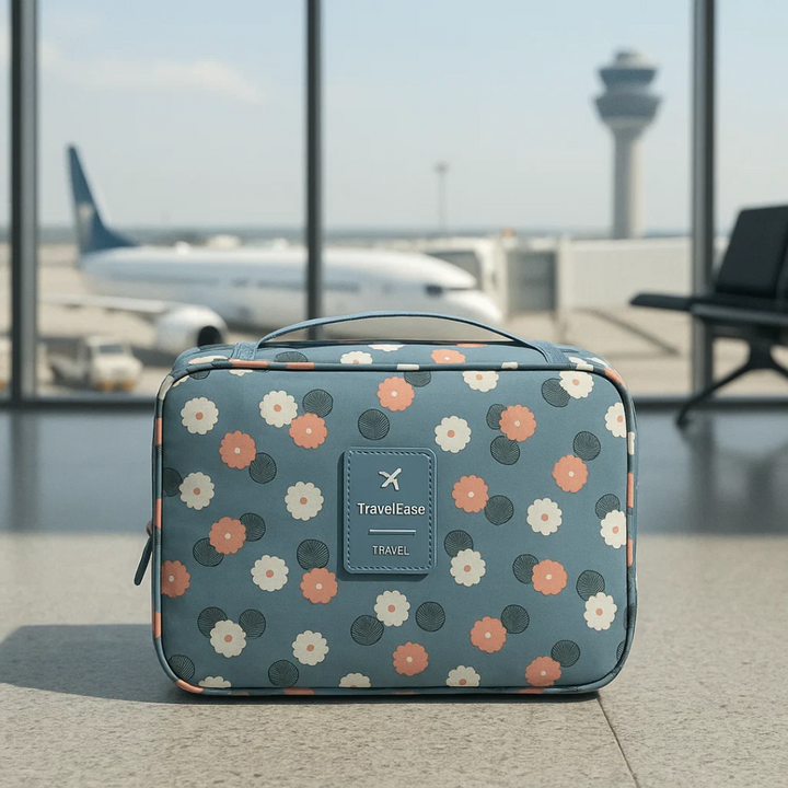 TravelEase – Water-repellent cosmetic bag with hooks and compartments | Travel toiletry bag | Stornfield