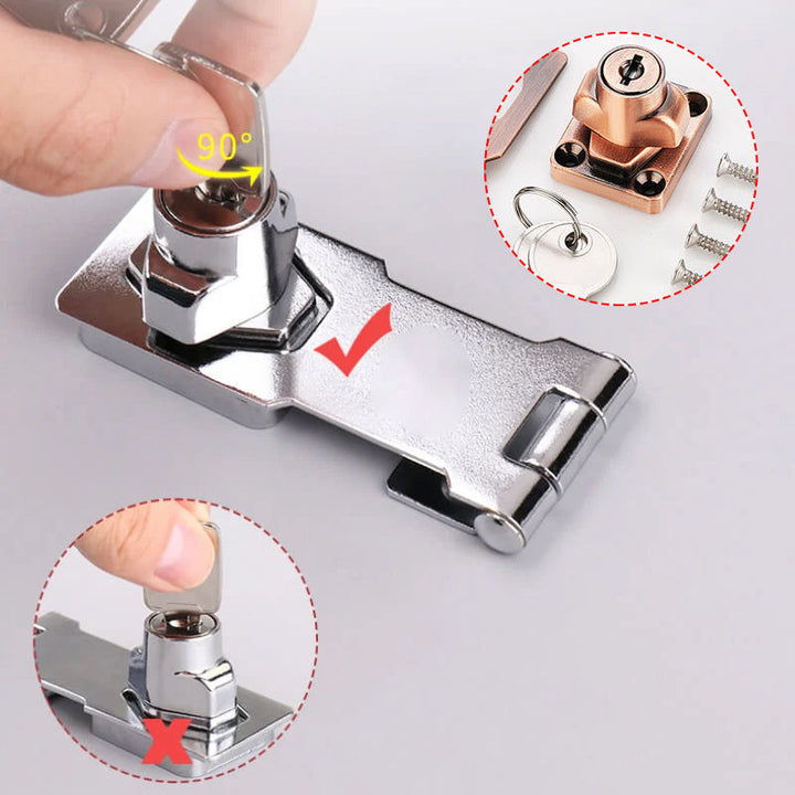 Drawer locks without punching | Stornfield