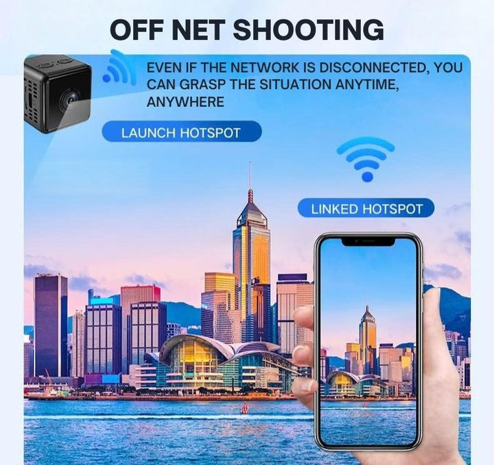 Stornfield | 1080P Wireless WiFi Security Camera | Weather-Resistant, App-Controlled & Ideal for Indoor and Outdoor Surveillance | Small Closed Circuit Camera