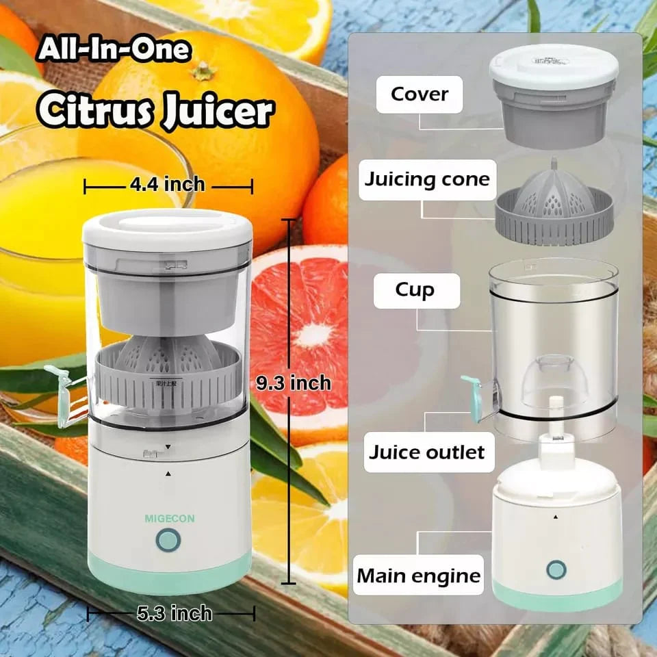 Citrus Juice Squeezer Rechargeable Portable Juicer Stornfield