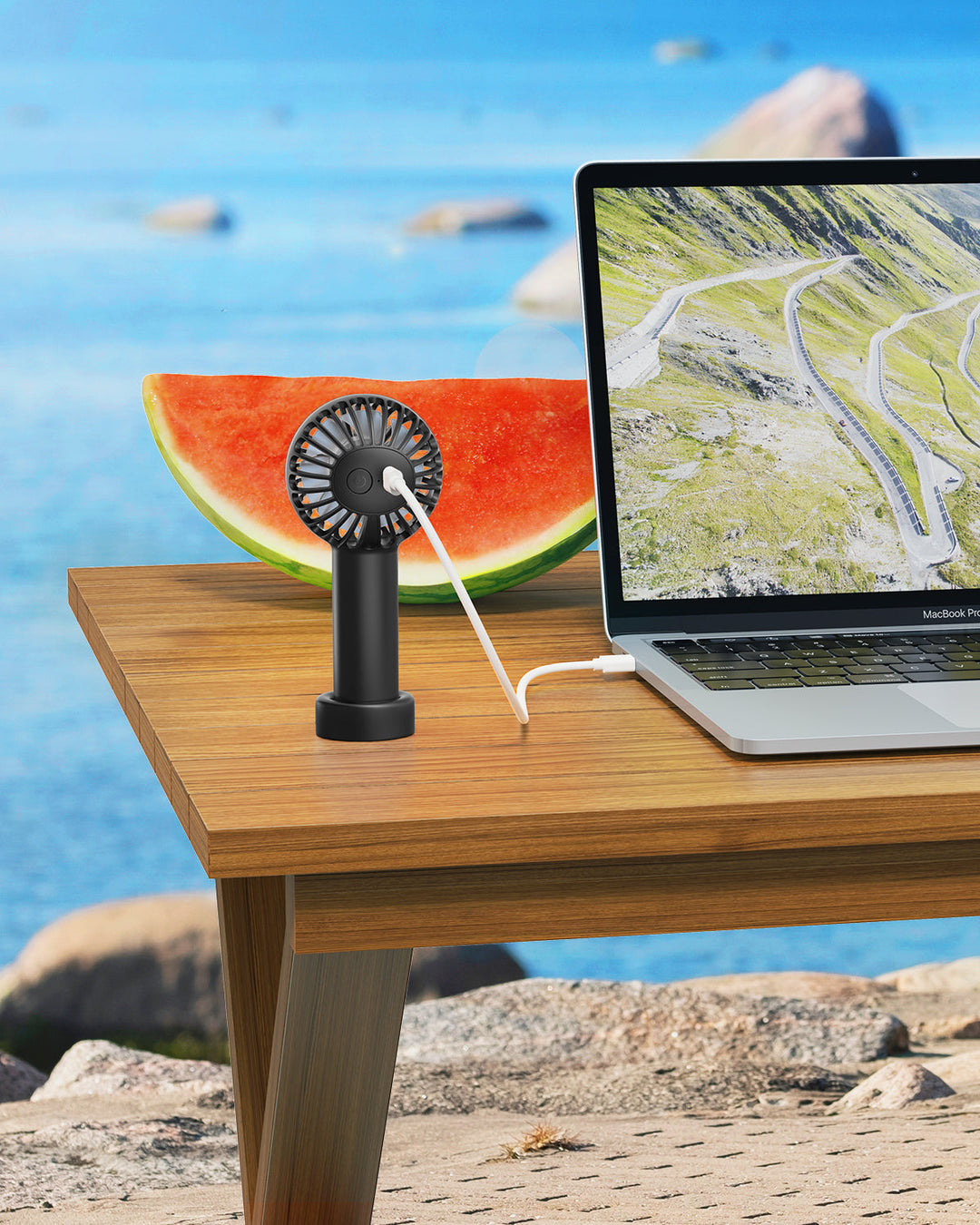 Mini Portable Fan Powerful Handheld Fan Rechargeable | Stornfield