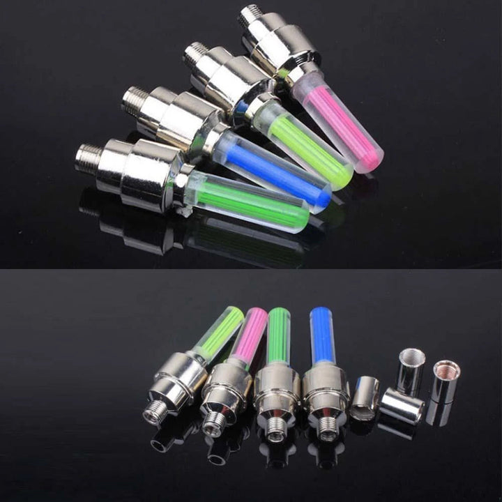 LED Light Valve Cap for Bicycle Wheel | Stornfield