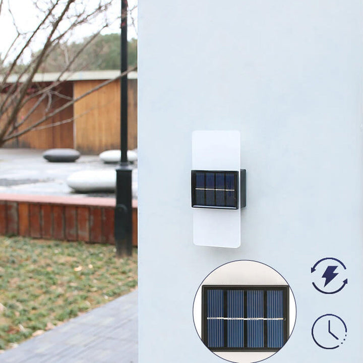 Stornfield | LumaZen Lampe Murale LED Solaire | Résistante aux Intempéries | Éclairage Extérieur Alimenté par Solaire | Décor de Jardin & Patio