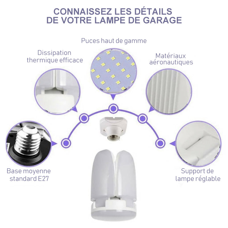 Stornfield Foldable Deformable Universal Garage Light