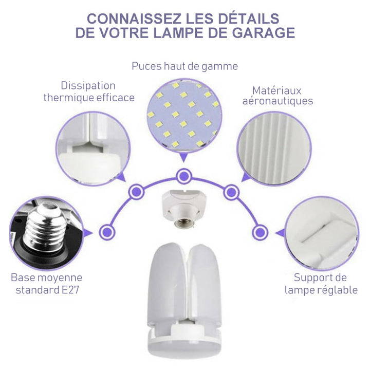 Stornfield Foldable Deformable Universal Garage Light