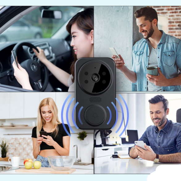 Noctiq Smart Wi-Fi Video Doorbell - HD Camera, Night Vision, Motion Sensor | Stornfield