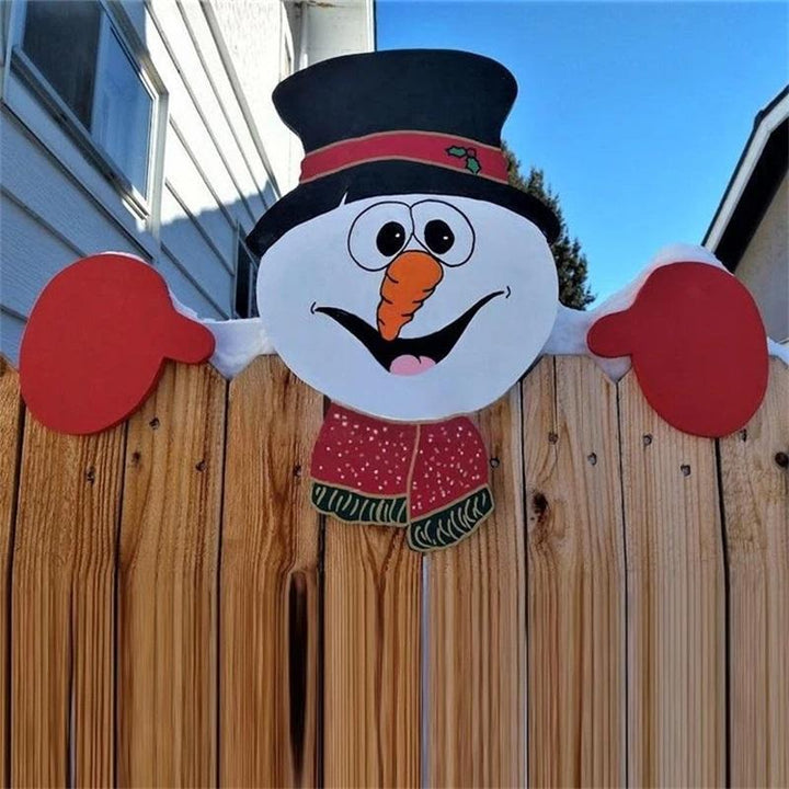 Christmas Themed Fence Decoration | Stornfield