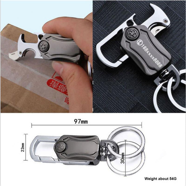 Multifunctional 360 Rotating Car Keychain | Stornfield