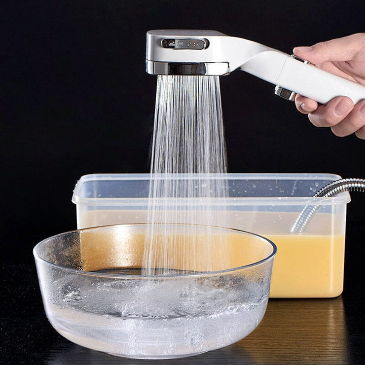 4-mode Handheld Pressurized Shower Head with Pause Switch | Stornfield