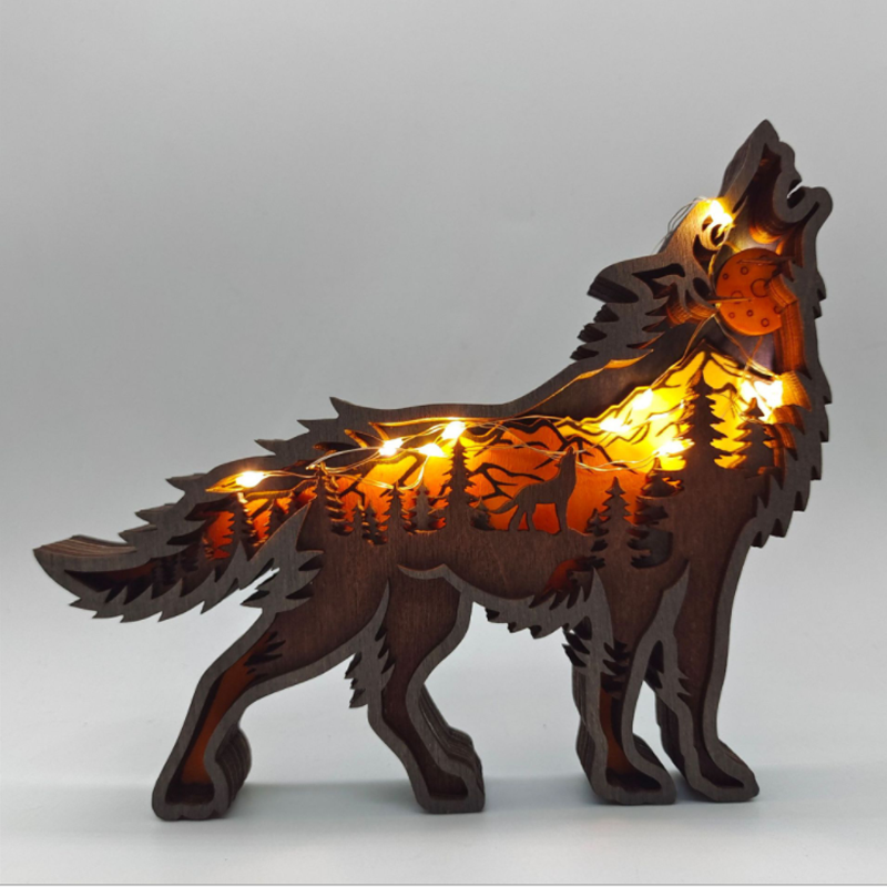 3D Creative Wooden Animal Carving Handcraft Gift | Stornfield