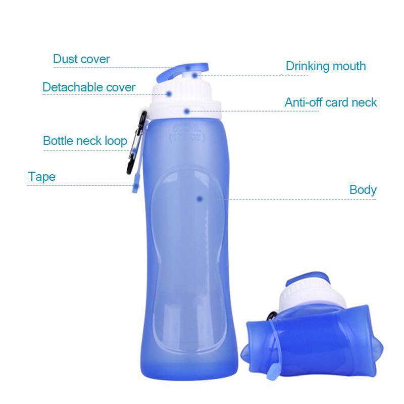 Foldable Silicone Water Bottle | Stornfield
