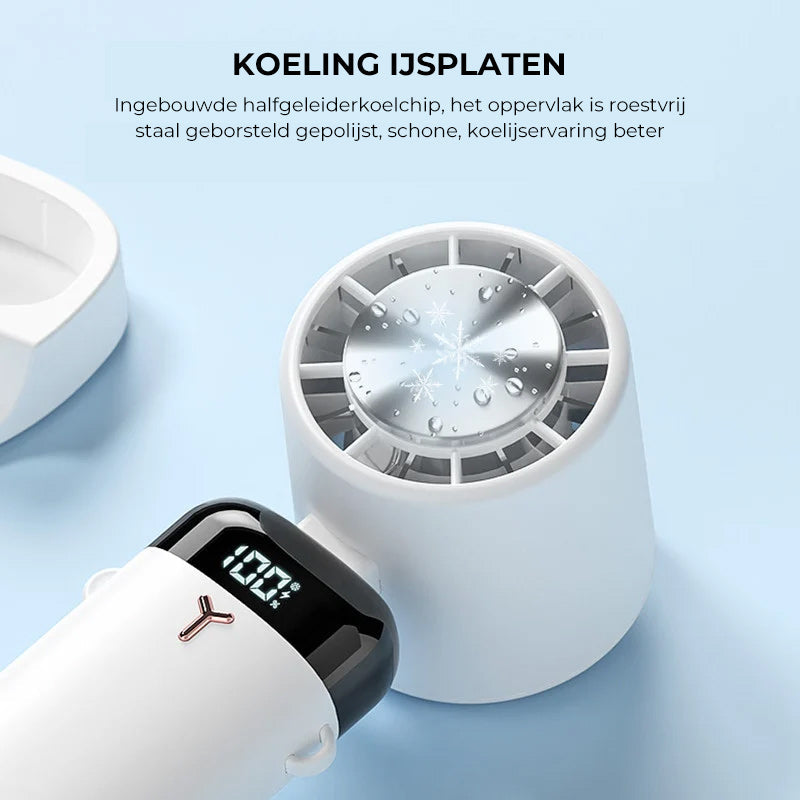 Portable electric cooling fan for cold compress | Stornfield