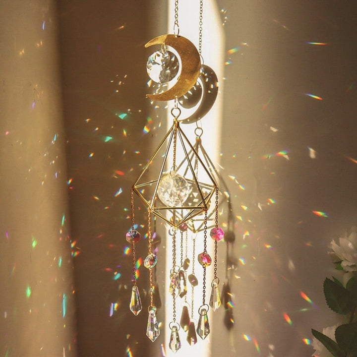 Stornfield | LumiChime Crystal Wind Chime | Harmonious Sounds | Garden and Indoor Decor | Sparkling Design