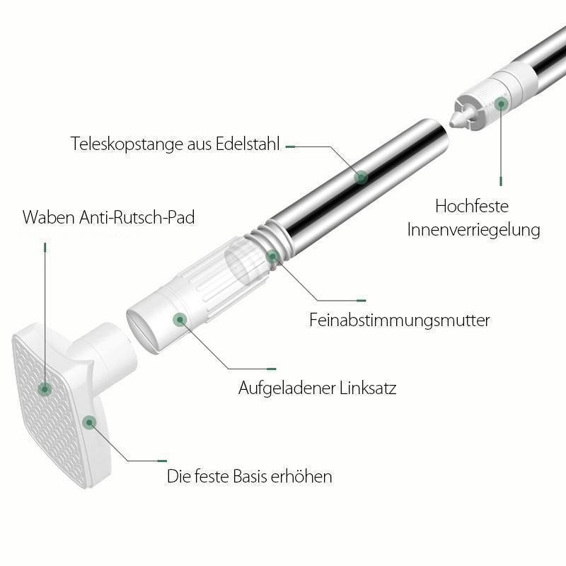 Stornfield | Telescopic Clothing Rod made of Stainless Steel