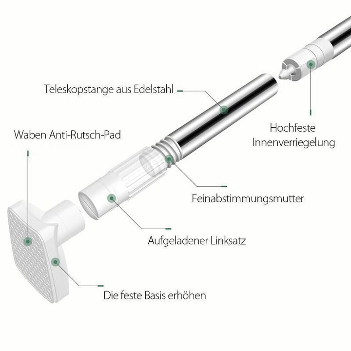 Stornfield | Telescopic Clothing Rod made of Stainless Steel