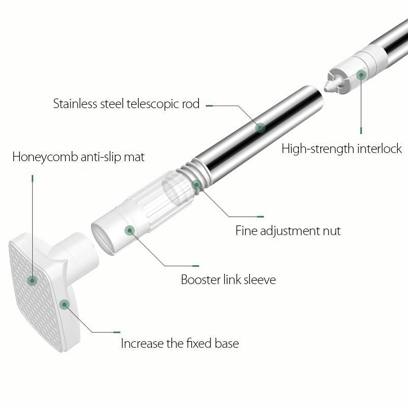 No-Drill Telescopic Clothing Rod | Stornfield