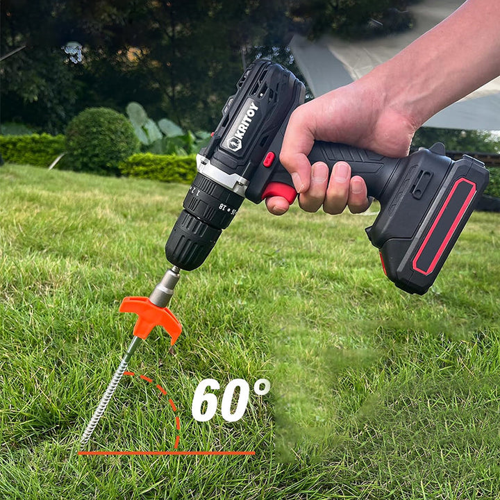 Rotatable tent pegs with thread | Stornfield