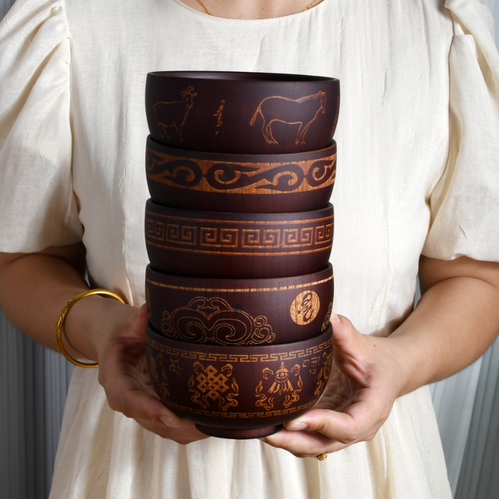 Ethnic wooden bowl Stornfield
