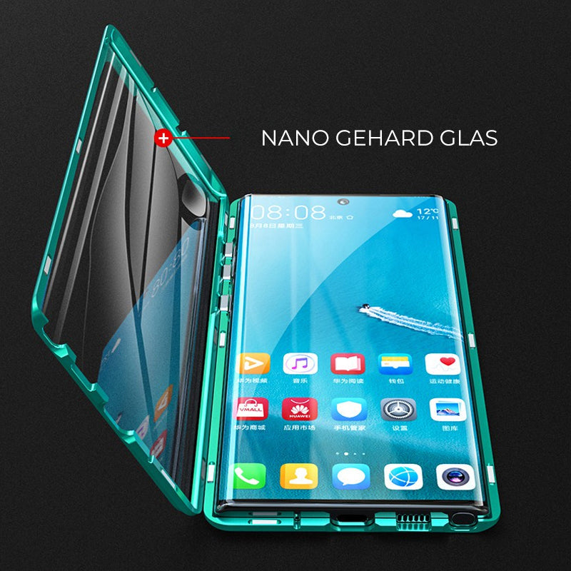 Stornfield | Étui de téléphone en verre trempé magnétique double face pour Samsung