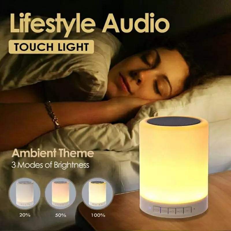 Colorful LED Night Light Bluetooth Touchpad Wireless Speaker Stornfield