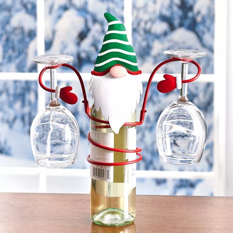 Holiday Wine Bottle & Glass Holders | Stornfield